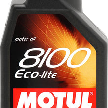 Motul 841211 8100 Eco-lite 0W-20 Synthetic Ester-Based Gasoline Engine Oil - 1 Liter Bottle