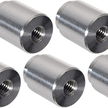 ICT Billet 5pc Aluminum M6-1.0mm Weld On Bung Female LS LS1 Oil Pressure Sensor Metric 6mm Weldable Threaded Port Designed & Manufactured in the USA FM0610BUNG-5
