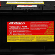 ACDelco 65AGMHR Professional AGM Automotive BCI Group 65 Battery