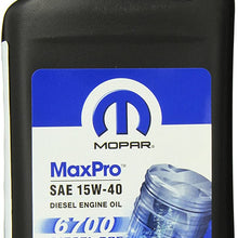 Genuine Mopar Fluid 68024966MA SAE 15W-40 Mopar Engine Oil - 1 Quart Bottle