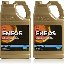 Eneos 5W-40 Fully Synthetic Motor Oil, 5 Quart (Pack of 4)