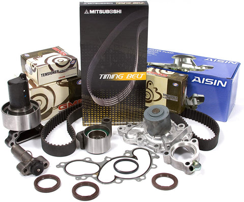 Evergreen TBK240MHWPA Compatible With 93-95 Toyota 4Runner Pickup 3.0L 3VZE Timing Belt Kit AISIN Water Pump