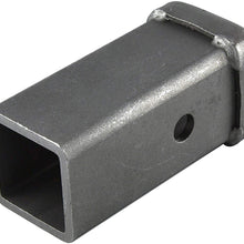 TOPTOW 64453 Trailer Hitch Receiver Tube Weld on Raw Steel for 2 Inches Hitch Receiver, 6 inch Length