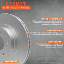 [Front + Rear] Max Brakes Geomet OE Rotors with Carbon Ceramic Pads KT089863