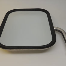 Truck-Lite 97662 Medium Duty Truck Mirror 7-1/2''x10-1/2'' Rectangular Stainless steel, 5" elbow