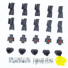 CNKF 10 Sets Bosch 3.5mm 2 pin male female diesel fuel Common rail injector and Crankshaft Sensor connector for VW Audi 1928403874