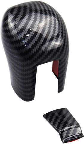 Clankmoto ABS Carbon Fiber Style Car Gear Shift Cover for Honda 10th Gen Civic 2016-2020