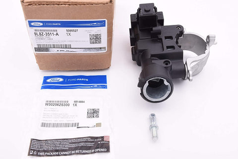 OEM 9L8Z-3511-A and Security Bolt W302562-S300 Ignition Lock Flange 2008-2011 Focus Auto Trans ONLY. 2008 thru 2010 Escape & Mariner w/Auto&Man Trans w/Security Bolt