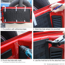 Voodonala Canvas Tailgate Cargo Storage Bag & Tool Kit Organizer Pockets for 2007-2018 Jeep Wrangler JK JL Unlimited