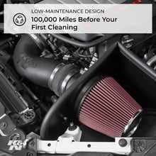 K&N Cold Air Intake Kit: High Performance, Guaranteed to Increase Horsepower: 2016-2019 Honda Civic, 1.5L L4,63-3516