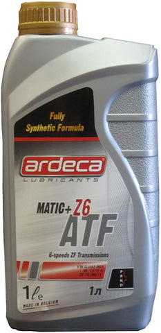 Ardeca Fully Synthetic Z6 ZF Transmission ATF 1 Liter Made in BELGIUM