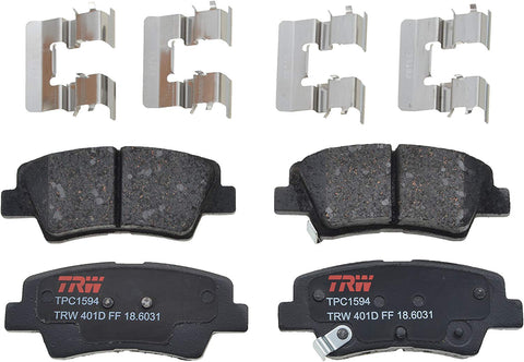 TRW TPC1594 Premium Ceramic Rear Disc Brake Pad Set