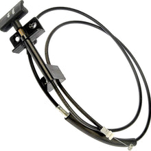 APDTY 023117 Hood Release Cable w/Handle & Bracket Fits 1997-2001 Jeep Cherokee (Replaces Mopar 55235483AD, 55235493AE)