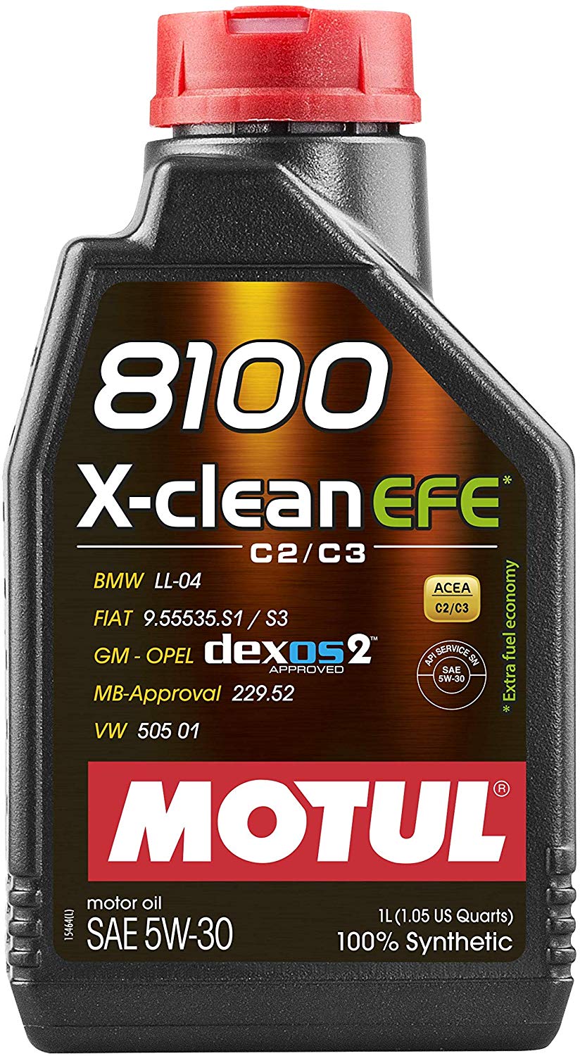 Motul 8100 X-Clean EFE 5W-30 Synthetic Oil 1 Liter (107210)