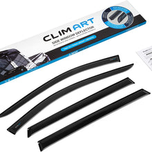 CLIM ART Rain Guards Suitable for Nissan Rogue 14-20, Original Tape-on Window Deflectors, Vent Window Visors, Dark Smoke, 4 pcs. - 414017