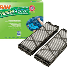 FRAM Fresh Breeze Cabin Air Filter Replacement for Car Passenger Compartment w/Arm and Hammer Baking Soda, Easy Install, CF8644A for Select Volkswagen and Audi Vehicles , white