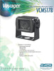 Voyager VCMS17B Super CMOS Color Rear Mount Observation Camera with LED Low-Light Assist, Built-In Microphone, Black