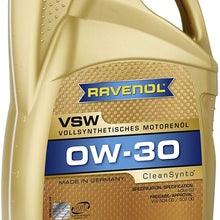 RAVENOL J1A1579-005 VSW 0W-30 Fully Synthetic Motor Oil (5 Liter)