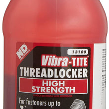 Vibra-TITE 131 Permanent Strength Anaerobic Threadlocker, 250 ml Bottle, Red