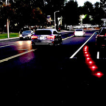 1TAC 3Pack LED Road Flare Discs with Zip Pouch 15 LED Emitters Per Disc 9 Modes of Emergency Light Magnetic Base Utility Hook Waterproof Crush Proof Shock Proof Can Be Seen Up to 5000 Feet Away