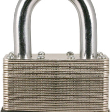 Trimax TLM2150 Dual Locking 65mm Solid Steel Laminated Padlock with 1.5" x 7/16" Dia. Shackle