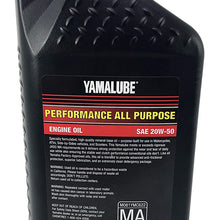 Yamaha LUB-20W50-AP-12 Yamalube 20W-50 All Performance Oil, 1 Quart