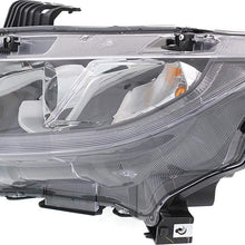 Headlight Assembly Compatible with 2016-2019 Honda Civic Halogen Coupe Hatchback Sedan Driver Side