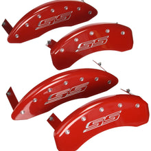 MGP Caliper Covers 14036SSS5RD Caliper Cover with Red Powder Coat Finish, (Set of 4)