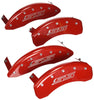 MGP Caliper Covers 14036SSS5RD Caliper Cover with Red Powder Coat Finish, (Set of 4)