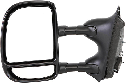 Dorman 955-1122 Driver Side Manual Door Mirror - Folding for Select Ford Models, Black