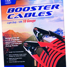 FJC (45215) 12' 10-Gauge Booster Cable with 250 Amp Rating Clamp