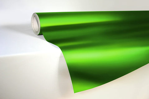 VViViD Emerald Green Satin Chrome Metallic Finish Vinyl Wrap Film Roll 1 Foot x 5 Feet Decal Sheet DIY Easy to Use Air-Release Adhesive