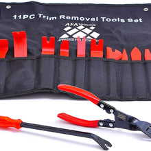 AFA Tooling Pry Tools Automotive (13 Pcs) with Panel Clip Pliers and Fastener Remover