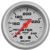Auto Meter 4332 Ultra-Lite Mechanical Water Temperature Gauge , 2 1/16