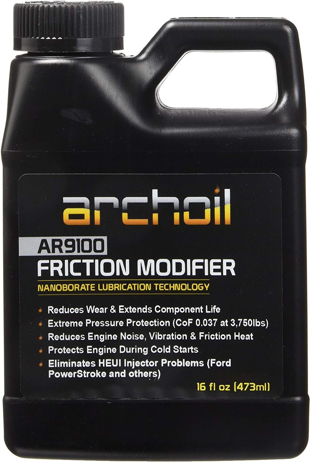 Archoil AR9100 Oil Additive (16oz) for All Vehicles - Powerstroke Cold Starts, Eliminates Injector Problems
