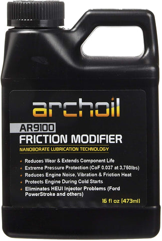 Archoil AR9100 Oil Additive (16oz) for All Vehicles - Powerstroke Cold Starts, Eliminates Injector Problems