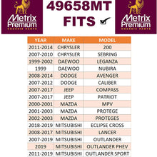 METRIX PREMIUM 49658MT Front Stabilizer Bar Link Kit |K750385| For -> 2011-2014 Chrysler 200/2007-10 SEBRING / 2008-14 AVENGER / 2007-12 Dodge CALIBER 2007-17 Jeep COMPASS & PATRIOT | Made in TURKEY