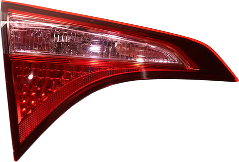 Tail Light Assembly Compatible with 2017-2019 Toyota Corolla Halogen - CAPA Driver Side