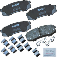Bendix Premium Copper Free CFC606 Ceramic Brake Pad (with Installation Hardware Rear)