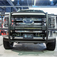 ARIES 2170014 Pro Series Black Steel Grille Guard with Light Bar, Select Ford F-250, F-350, F-450, F-550 Super Duty