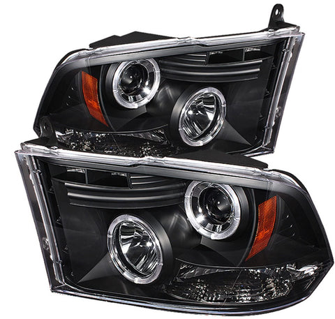 Spyder Auto 5010032 LED Halo Projector Headlights Black/Clear