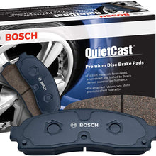 Bosch BC1413 QuietCast Premium Ceramic Disc Brake Pad Set For Hyundai: 2010-2016 Genesis Coupe, 2013-2015 Veloster; Kia: 2011-2015 Optima; Front