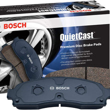 Bosch BP1349 QuietCast Premium Semi-Metallic Disc Brake Pad Set For 2008-2016 Porsche Cayenne and 2011-2017 Volkswagen Touareg; Front