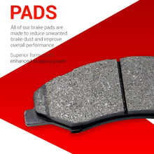 Apex One Peak Performance FRONT AND REAR Geomet Rotors with Friction Point Ceramic Brake Pads GN03573