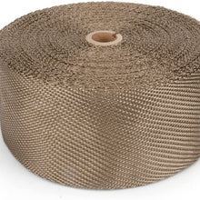 Design Engineering 010132 Titanium 2" x 35' Exhaust Heat Wrap with LR Technology