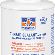 Permatex 80633-12PK Thread Sealant with PTFE, 16 oz. (Pack of 12)