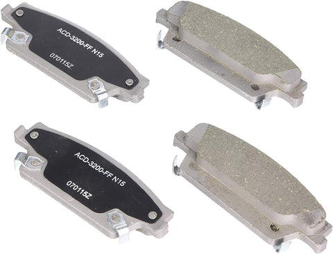 ACDelco 14D1020CH Advantage Ceramic Rear Disc Brake Pad Set