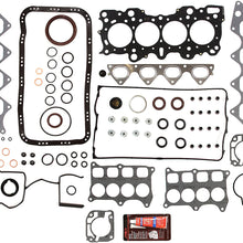 Evergreen Engine Rering Kit FSBRR4008-2EVE��� Compatible With 94-00 Honda Civic 1.6 B16A2 B16A3 Full Gasket Set, Standard Size Main Rod Bearings, Standard Size Piston Rings