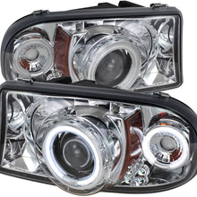 Spyder Auto PRO-YD-DDAK97-CCFL-C Dodge Dakota/Durango Chrome CCFL LED Projector Headlight with Replaceable LEDs