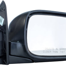 Passenger Side Mirror for Honda Accord LX/EX/SE Models 4door sedan (2003 2004 2005 2006 2007) Manual Folding Power Adjusting Non-Heated Right Side Rear View Outside Door Mirror Replacement - HO1321152